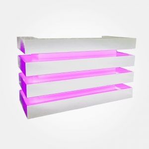 Witte DJ Booth LED