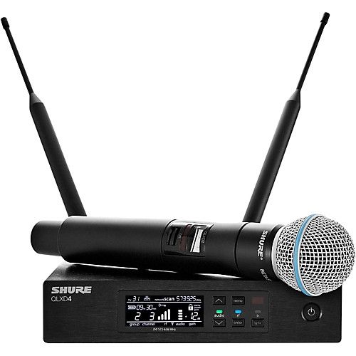 Shure QLX-D + Beta58 Handheld microfoon